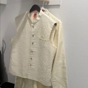 Elegant Cream Sherwani